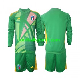 Tenue Italie Gardien Enfant Exterieur UEFA Euro 2024 Maillot de Foot ML